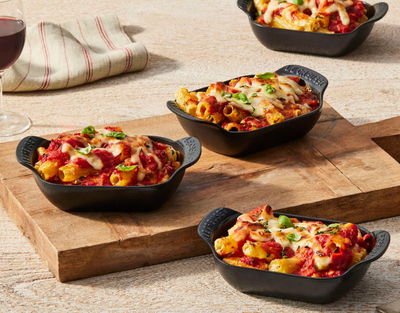 Set com 4 Assadeiras Retangulares Gourmand 13cm Set com 4 Assadeiras Retangulares Gourmand 13cm